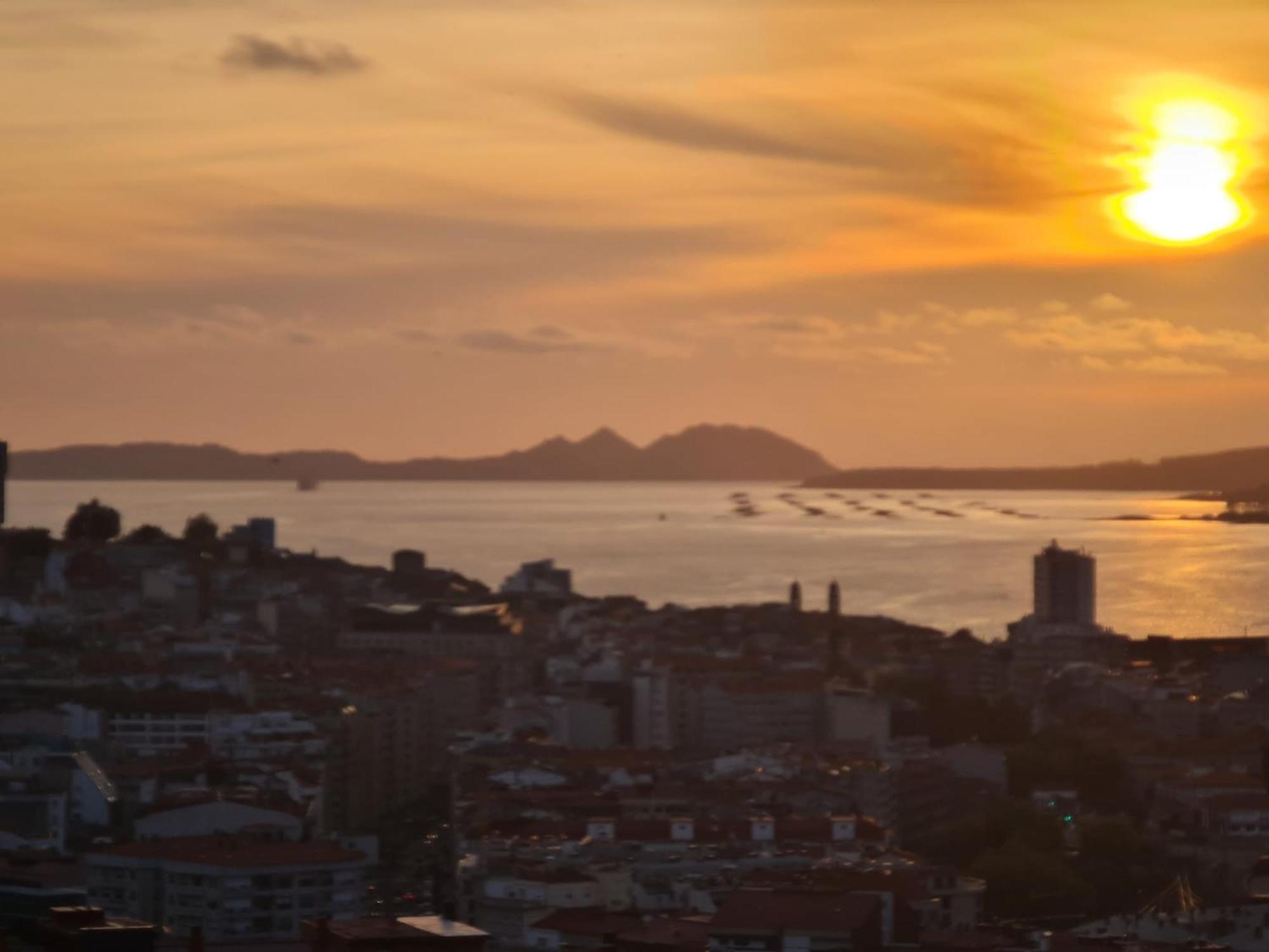 Fabuloso Apartamento Con Vistas A La Ria De Vigo Esterno foto