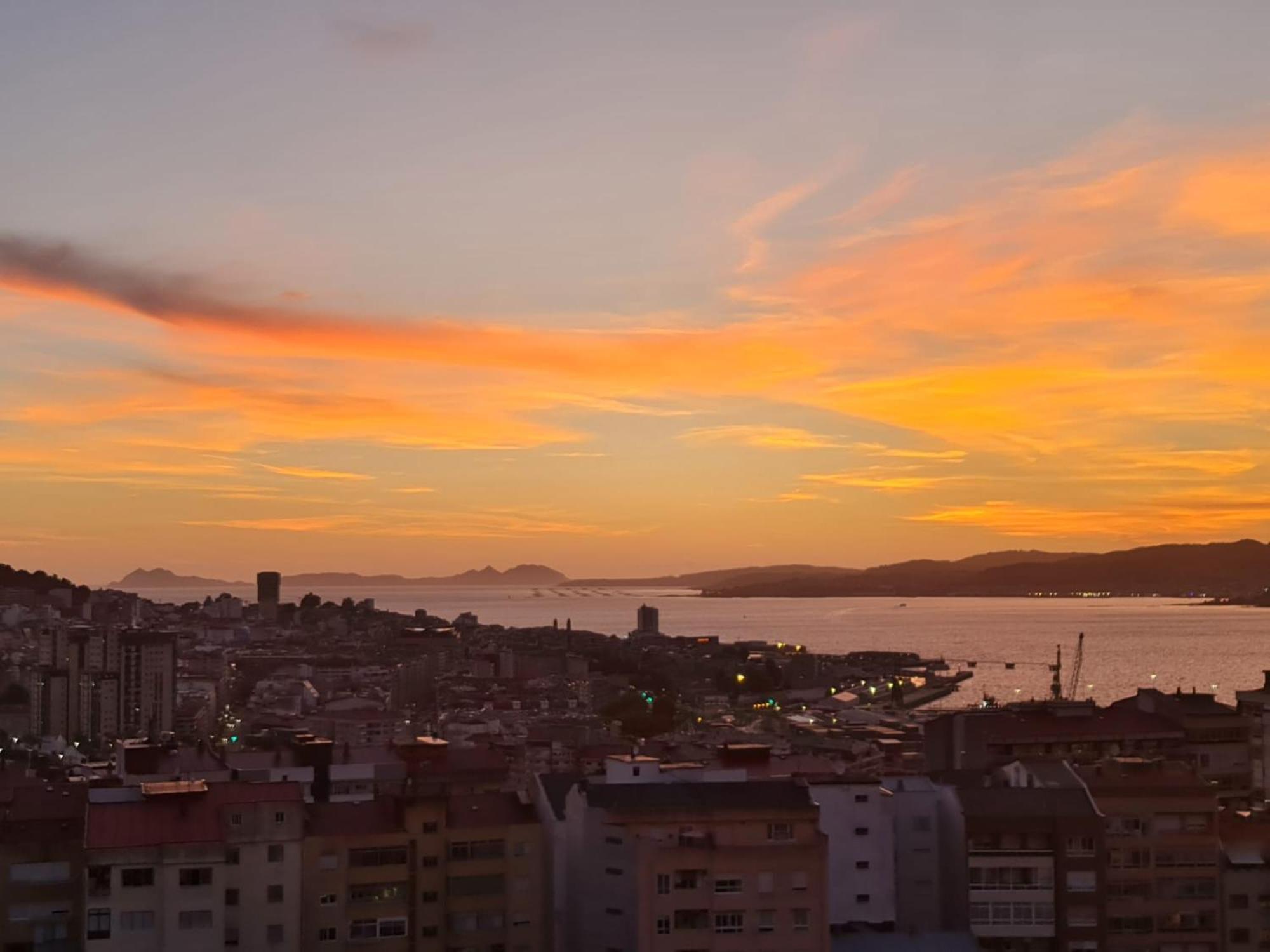 Fabuloso Apartamento Con Vistas A La Ria De Vigo Esterno foto