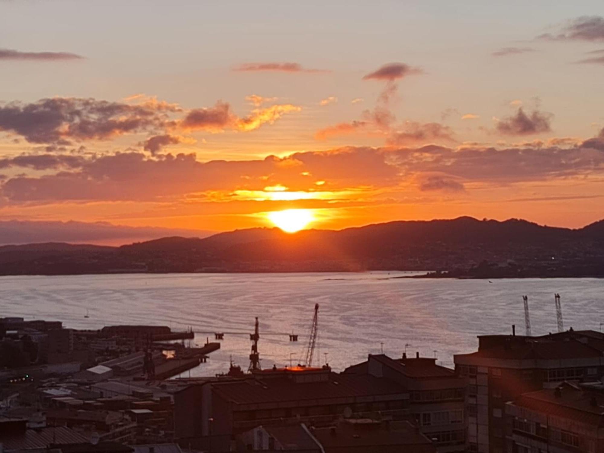 Fabuloso Apartamento Con Vistas A La Ria De Vigo Esterno foto